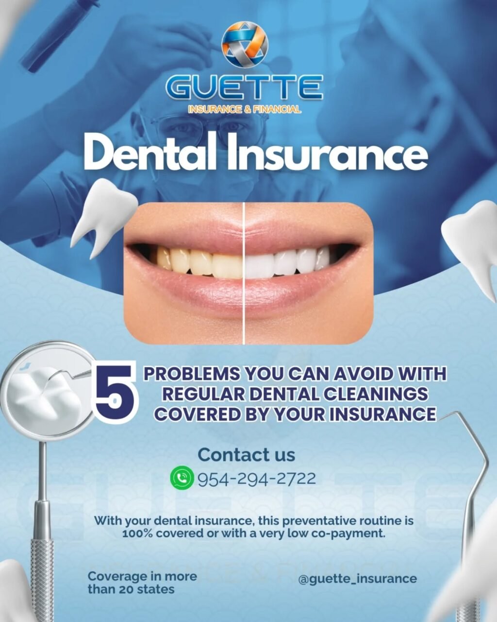 Instagram post from guette_insurance. This post is in position 1.